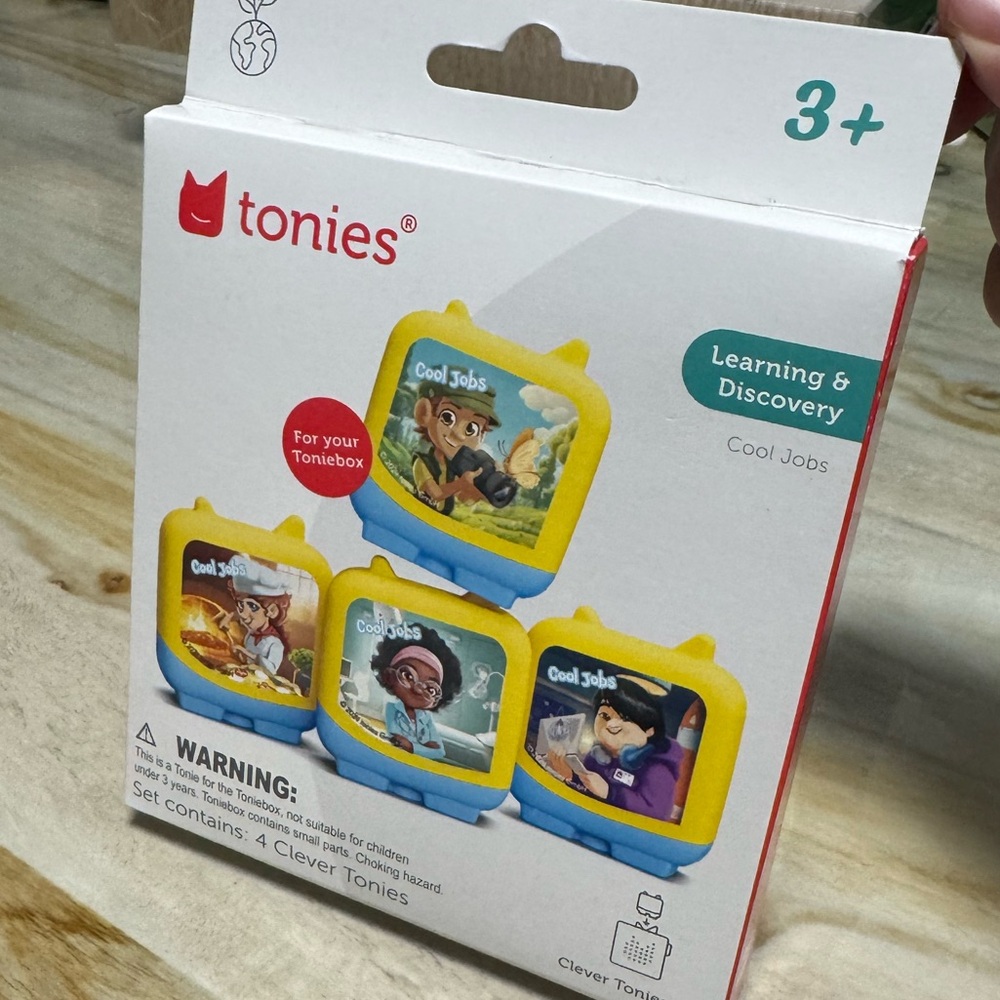 Clever Tonies Set: Cool Jobs-Audio Character-Set of 4-NEW